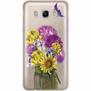 Прозрачный чехол Uprint Samsung J510 Galaxy J5 2016 My Bouquet