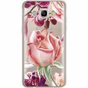 Прозрачный чехол Uprint Samsung J510 Galaxy J5 2016 Rose