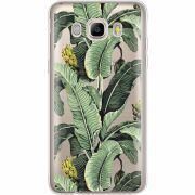 Прозрачный чехол Uprint Samsung J510 Galaxy J5 2016 Banana Leaves