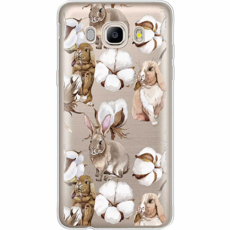 Прозрачный чехол Uprint Samsung J510 Galaxy J5 2016 Cotton and Rabbits