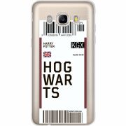 Прозрачный чехол Uprint Samsung J710 Galaxy J7 2016 Ticket Hogwarts