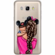 Прозрачный чехол Uprint Samsung J710 Galaxy J7 2016 Mouse Mommy
