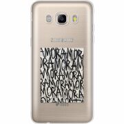 Прозрачный чехол Uprint Samsung J710 Galaxy J7 2016 Amor Amor
