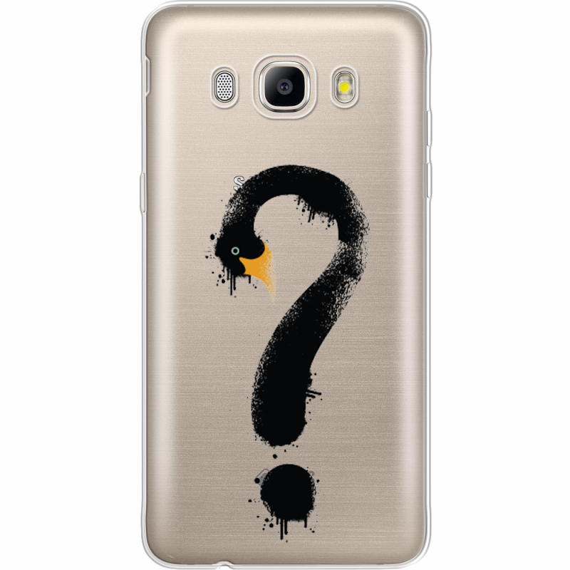 Прозрачный чехол Uprint Samsung J710 Galaxy J7 2016 Swan question