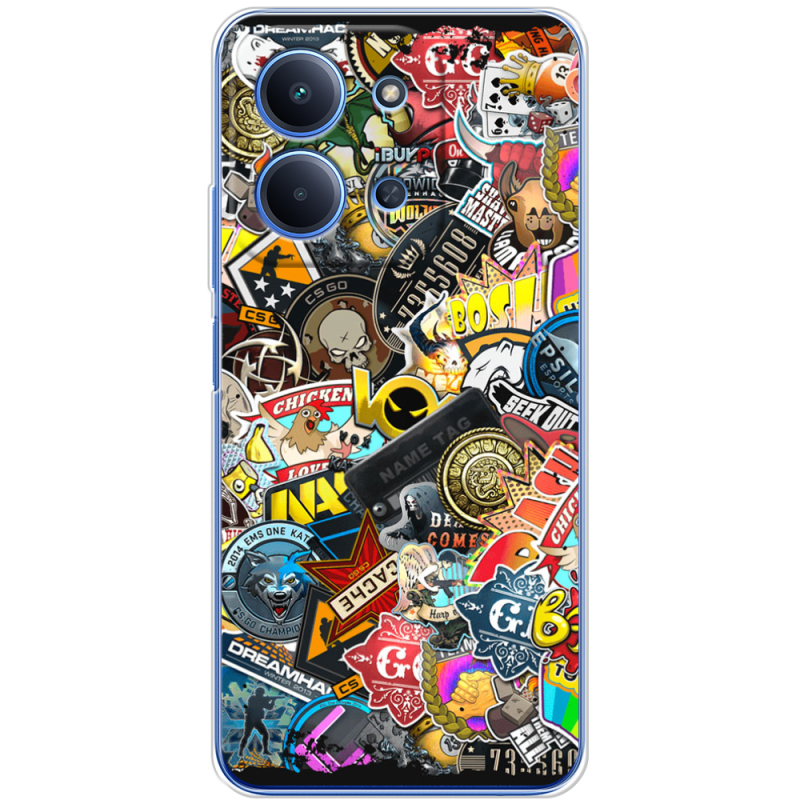 Чохол BoxFace Poco C85 CS:Go Stickerbombing