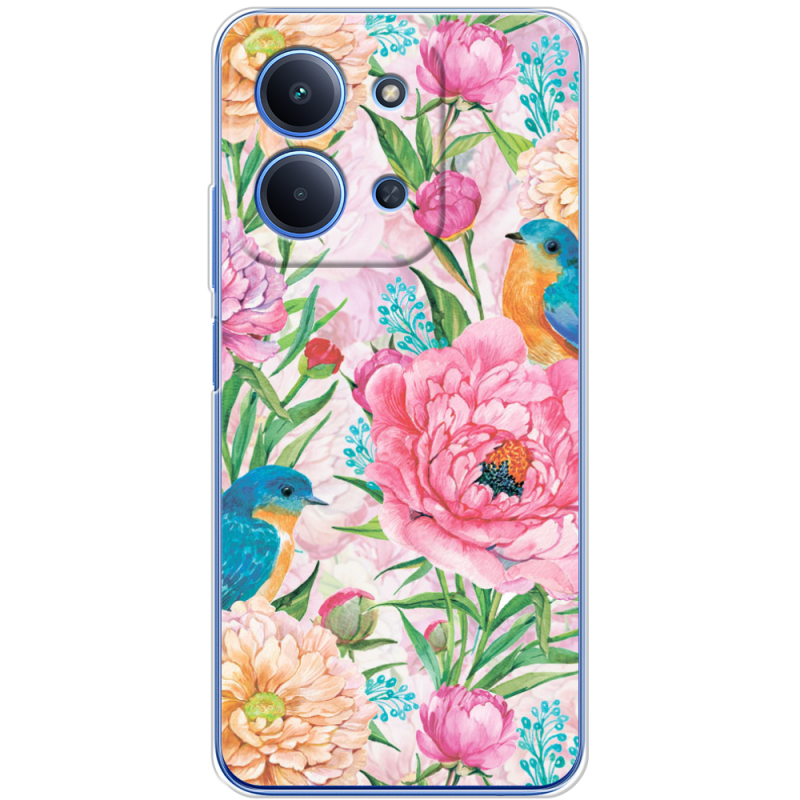 Чохол BoxFace Poco C85 Birds in Flowers