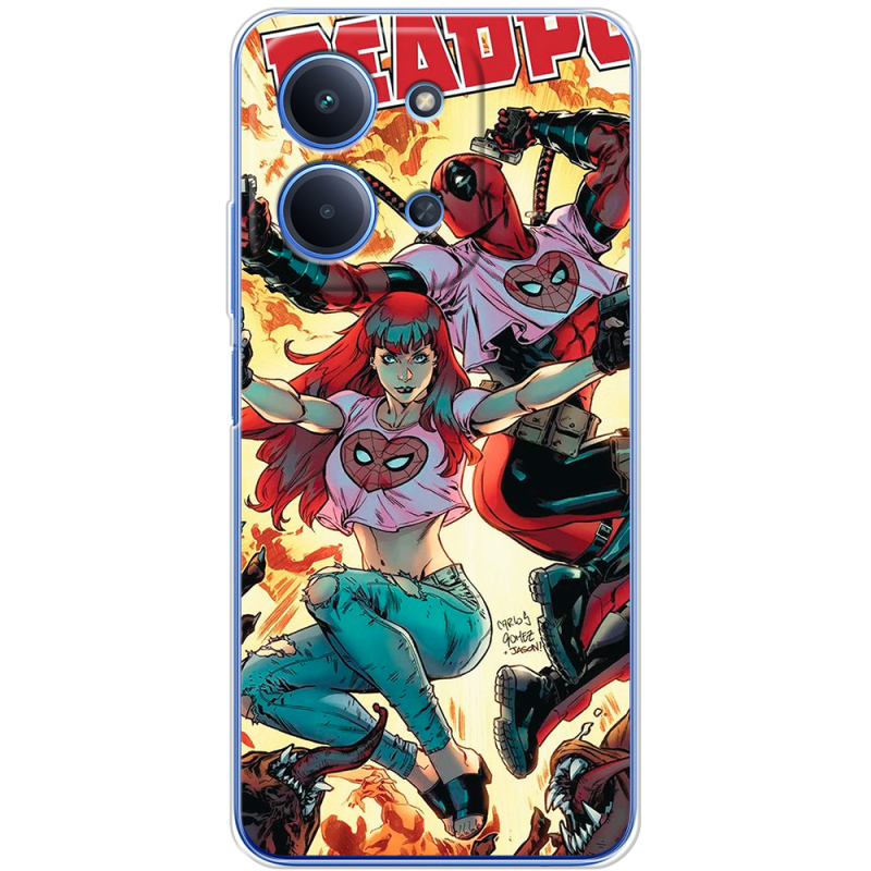 Чохол BoxFace Poco C85 Deadpool and Mary Jane