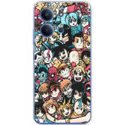 Чохол BoxFace Poco C85 Anime Stickers