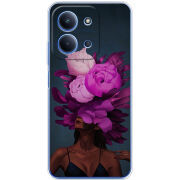 Чохол BoxFace Poco C85 Exquisite Purple Flowers