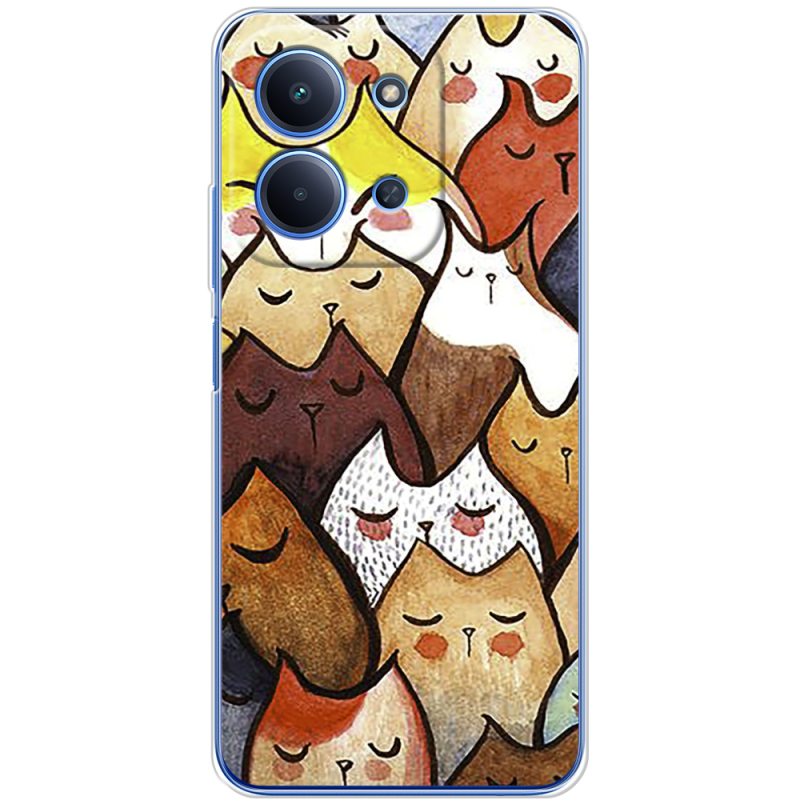 Чохол BoxFace Poco C85 Sleepy Cats