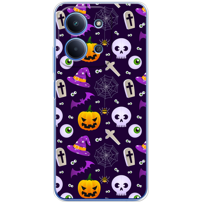 Чохол BoxFace Poco C85 Halloween Purple Mood