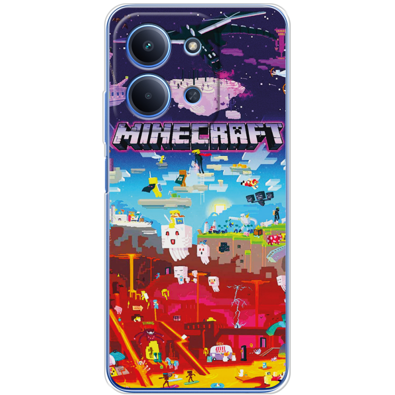 Чохол BoxFace Poco C85 Minecraft World Beyond