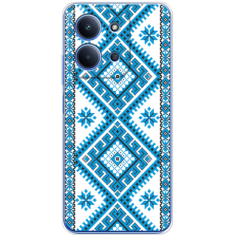 Чохол BoxFace Poco C85 Блакитний Орнамент