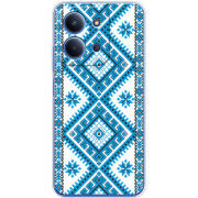 Чохол BoxFace Poco C85 Блакитний Орнамент