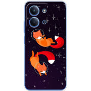 Чохол BoxFace Poco C85 Fox-Astronauts