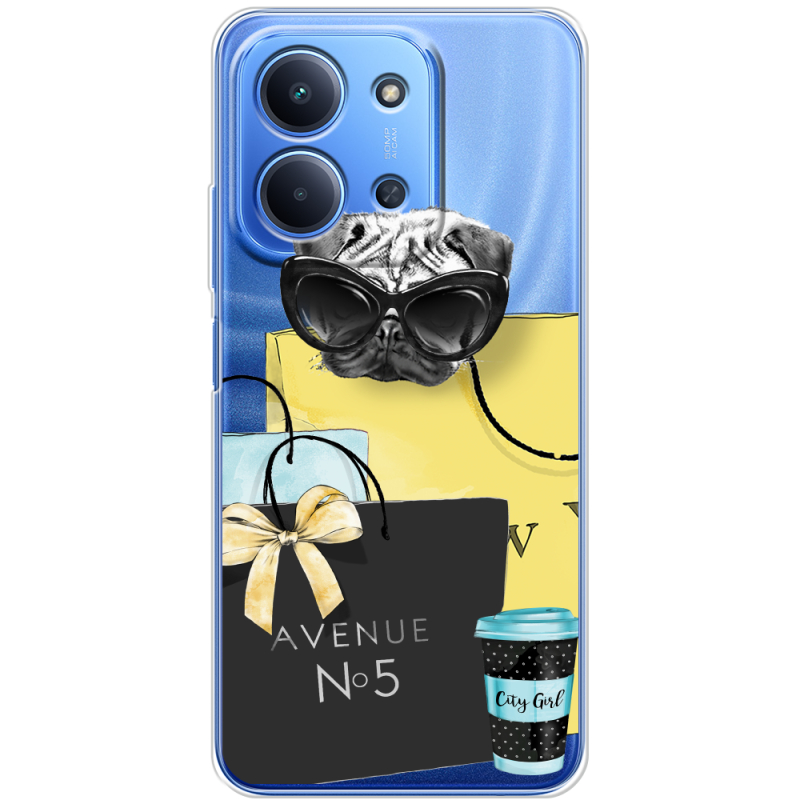 Прозорий чохол BoxFace Poco C85 Fashion Pug