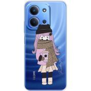 Прозорий чохол BoxFace Poco C85 Winter Morning Girl