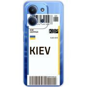 Прозорий чохол BoxFace Poco C85 Ticket Kiev