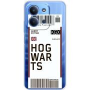 Прозорий чохол BoxFace Poco C85 Ticket Hogwarts