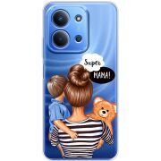 Прозорий чохол BoxFace Poco C85 Super Mama and Son