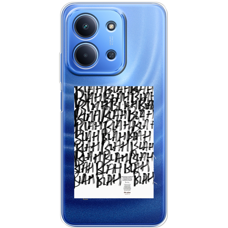 Прозорий чохол BoxFace Poco C85 Blah Blah