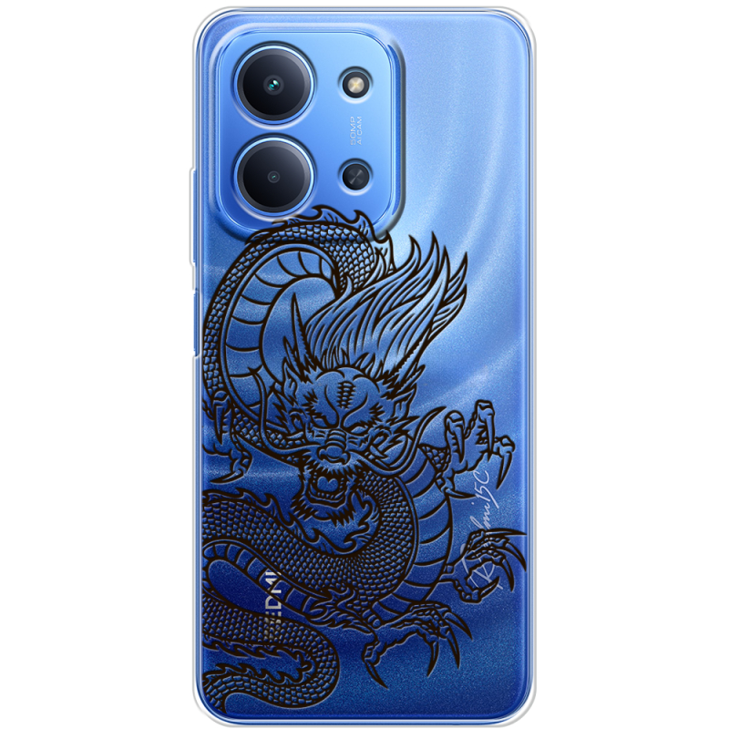 Прозорий чохол BoxFace Poco C85 Chinese Dragon