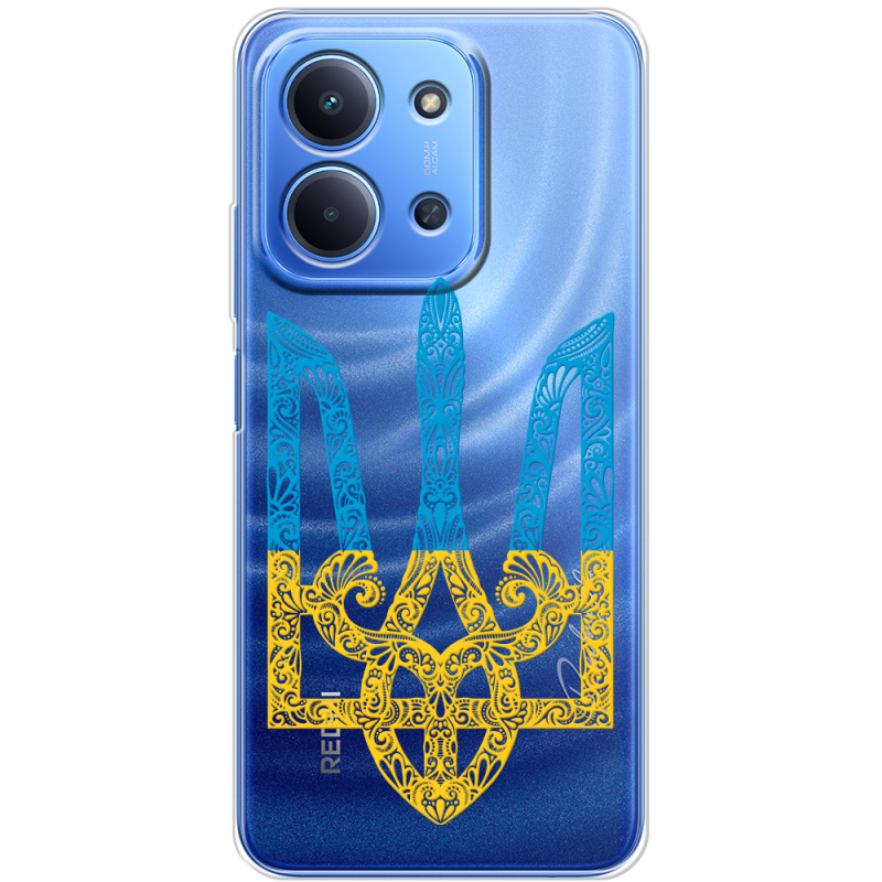 Прозорий чохол BoxFace Poco C85 Gold Trident