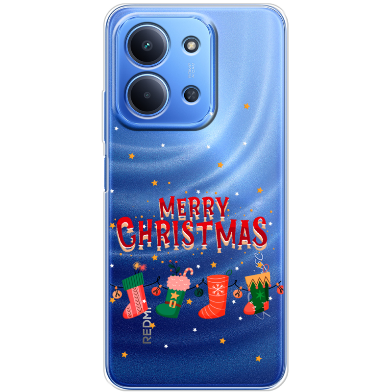 Прозорий чохол BoxFace Poco C85 Merry Christmas