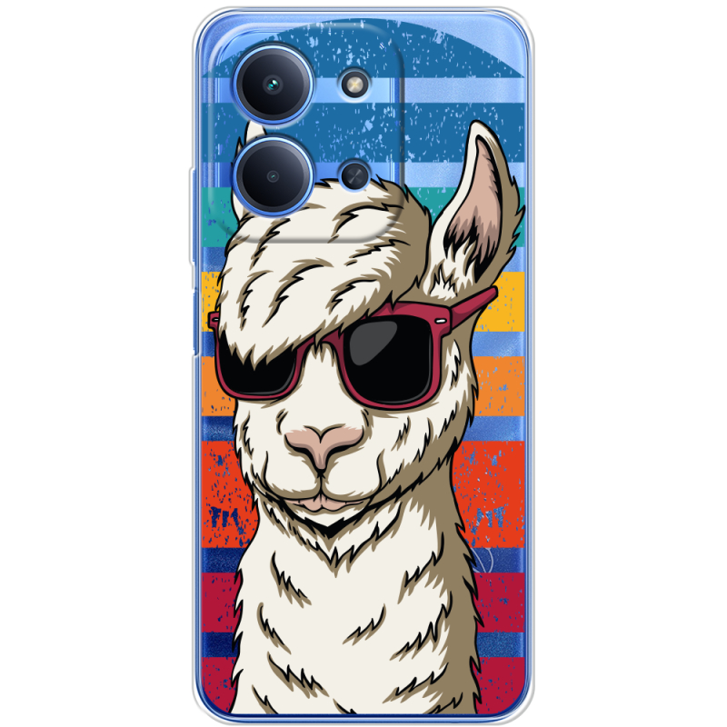 Прозорий чохол BoxFace Poco C85 Стильна Лама