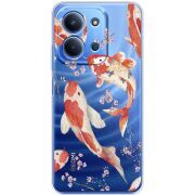 Прозорий чохол BoxFace Poco C85 Japanese Koi Fish