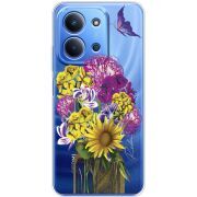 Прозорий чохол BoxFace Poco C85 My Bouquet