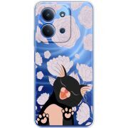 Прозорий чохол BoxFace Poco C85 Meow