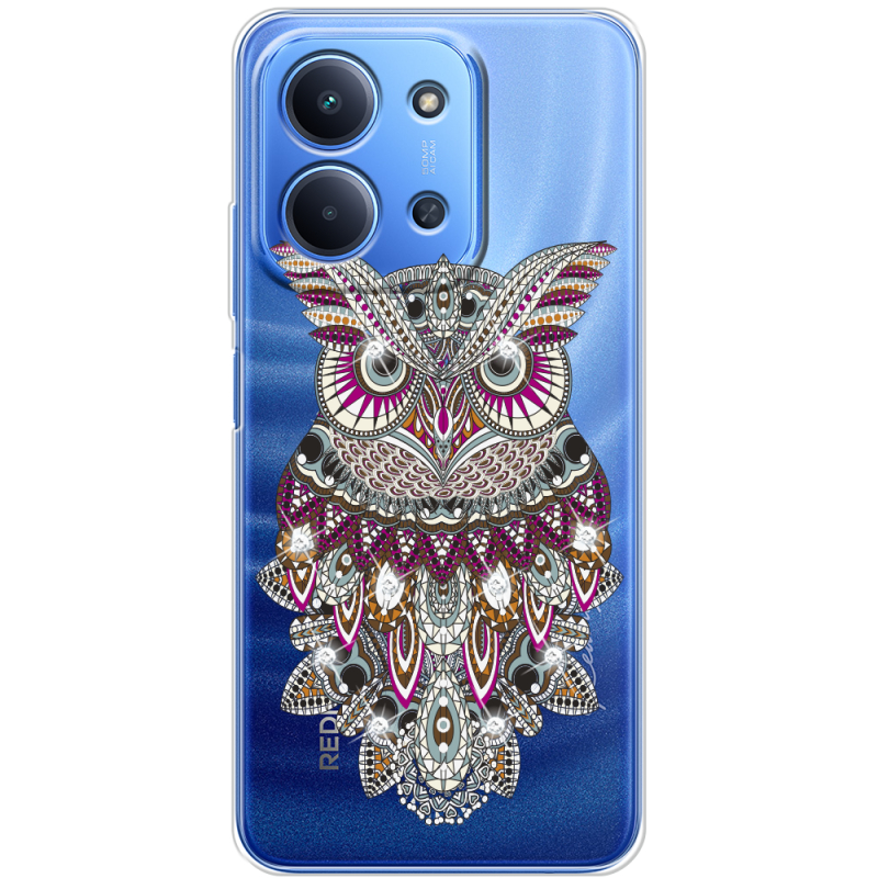 Чохол зі стразами Poco C85 Owl