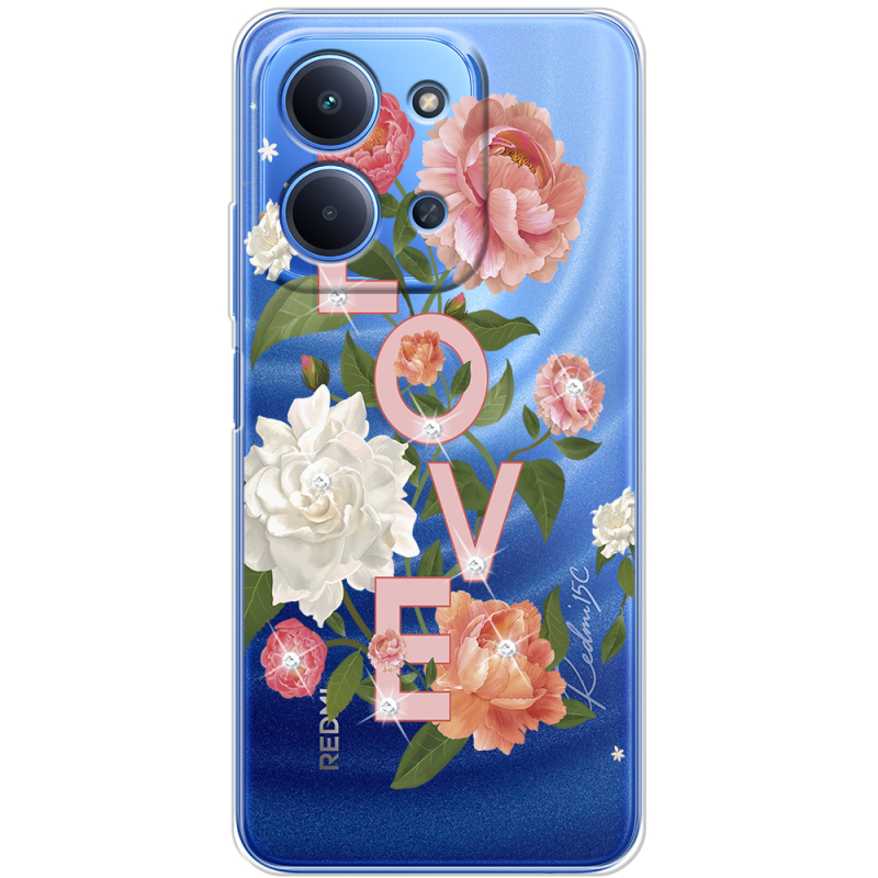 Чохол зі стразами Poco C85 Love