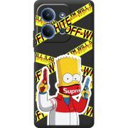 Чорний чохол BoxFace Poco C85 White Bart