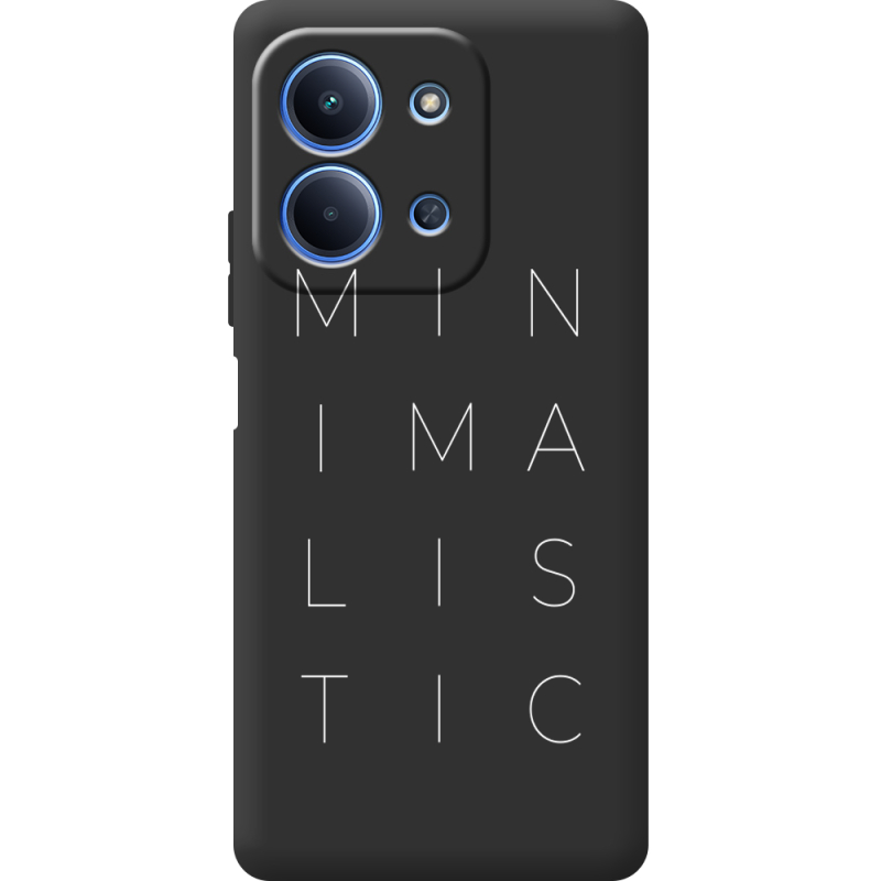 Чорний чохол BoxFace Poco C85 Minimalistic