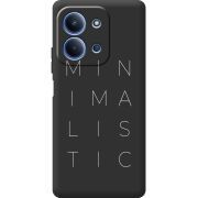 Чорний чохол BoxFace Poco C85 Minimalistic