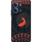 Чорний чохол BoxFace Poco C85 Ornament