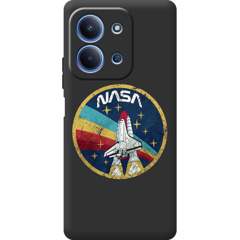 Чорний чохол BoxFace Poco C85 NASA