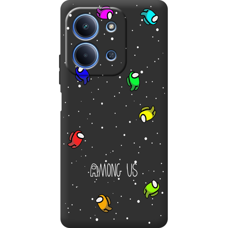 Чорний чохол BoxFace Poco C85 Among Us Invisible