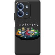 Чорний чохол BoxFace Poco C85 Among Us Impostors