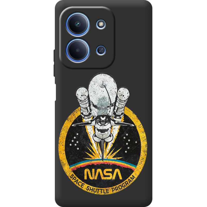 Чорний чохол BoxFace Poco C85 NASA Spaceship