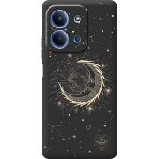 Чорний чохол BoxFace Poco C85 Moon