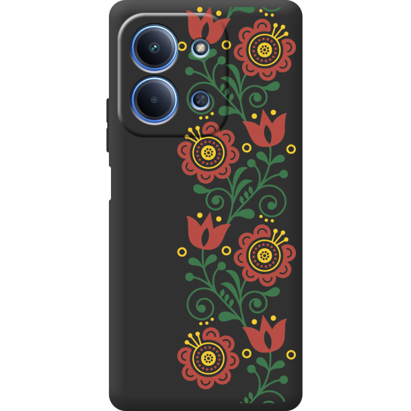 Чорний чохол BoxFace Poco C85 Ethno