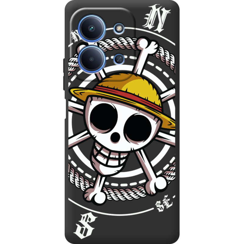 Чорний чохол BoxFace Poco C85 One Piece Компас