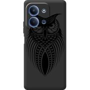 Чорний чохол BoxFace Poco C85 Owl