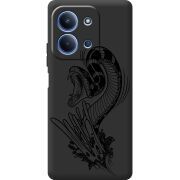 Чорний чохол BoxFace Poco C85 Snake