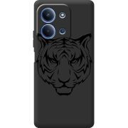 Чорний чохол BoxFace Poco C85 Tiger