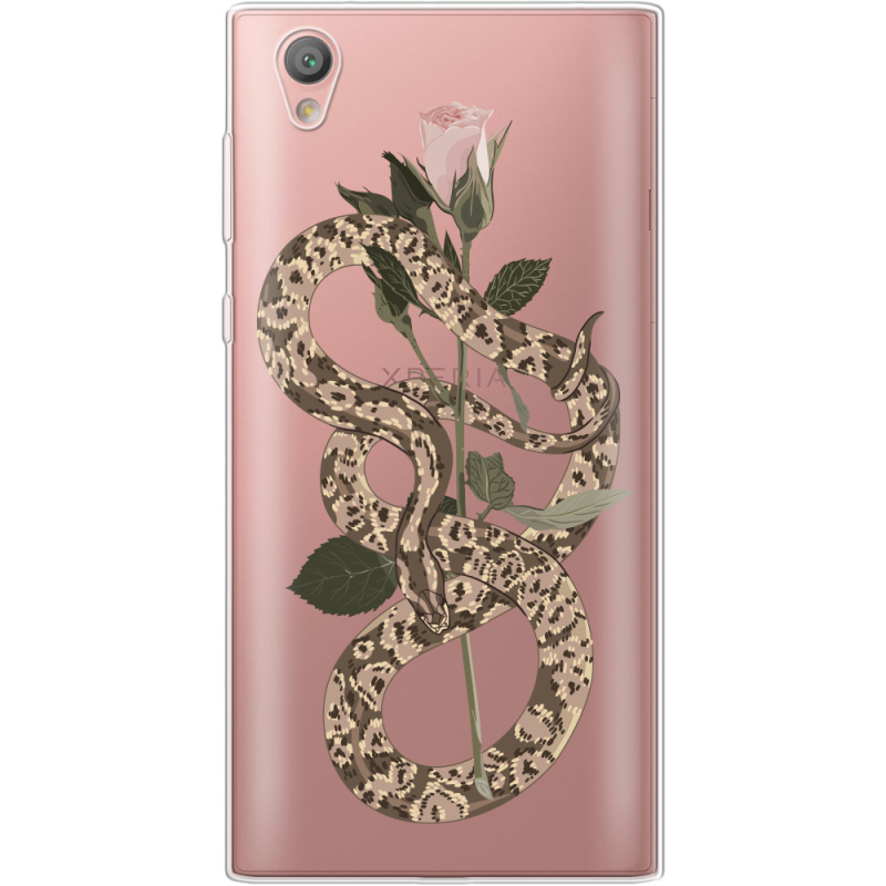 Прозрачный чехол Uprint Sony Xperia L1 G3312  Glamor Snake