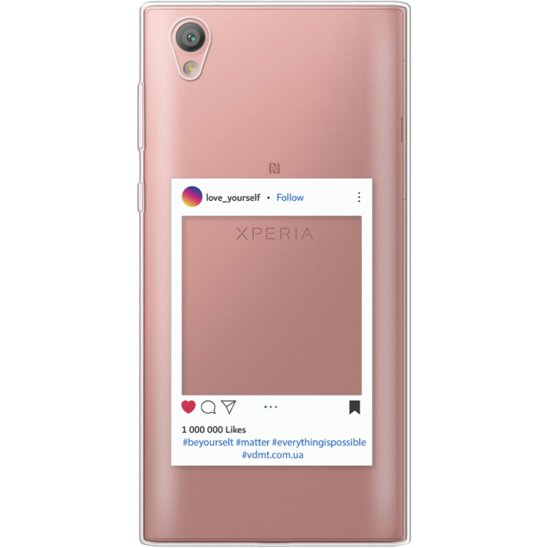 Прозрачный чехол Uprint Sony Xperia L1 G3312  Insta